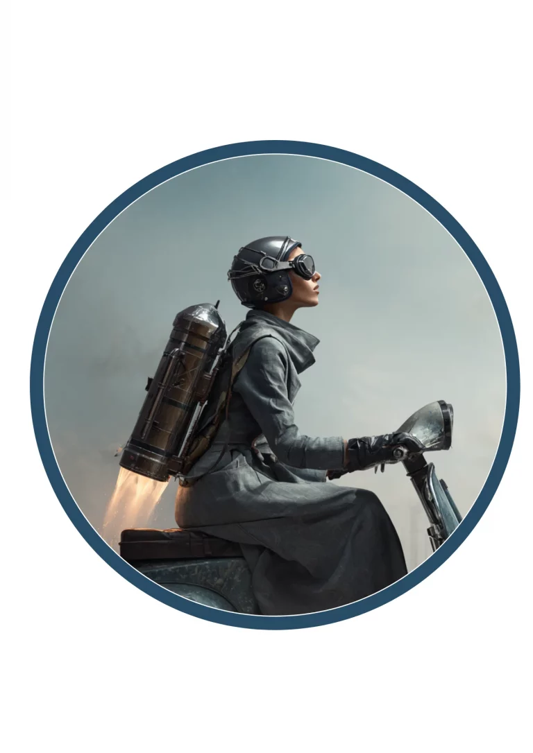 Jeune fille qui bénéficié de notre solution de mobilité solidaire